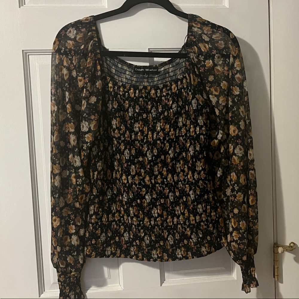 Catherine Malandrino Floral Print Women's Blouse